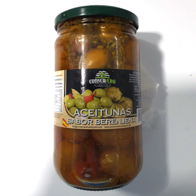 Aceitunas con sabor berenjena