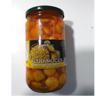 Altramuces con sabor berenjena