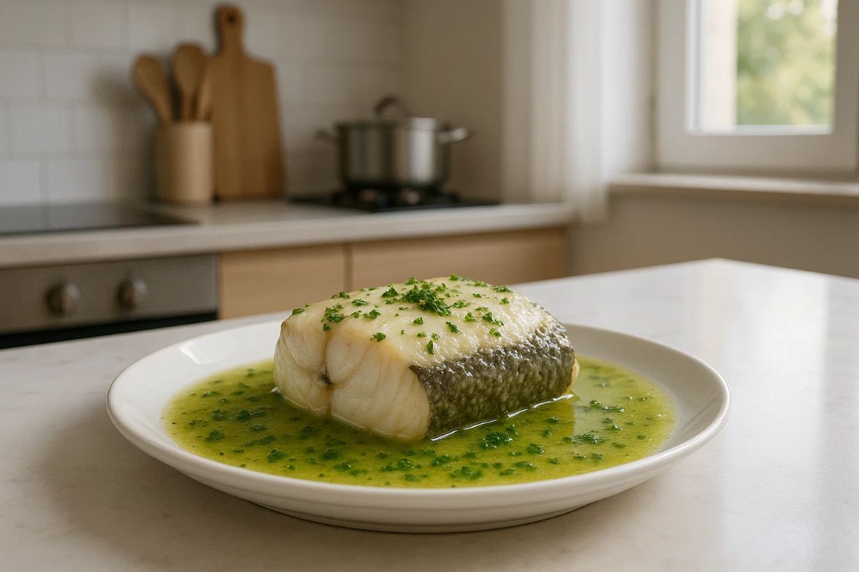 Merluza en salsa verde