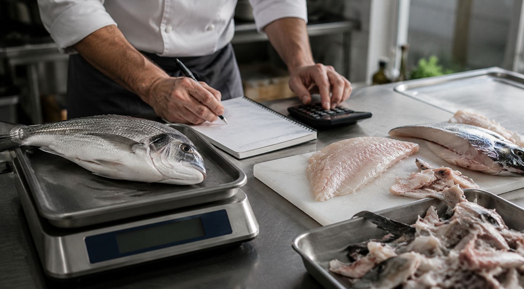calcular el escandallo del pescado y reducir mermas en cocina